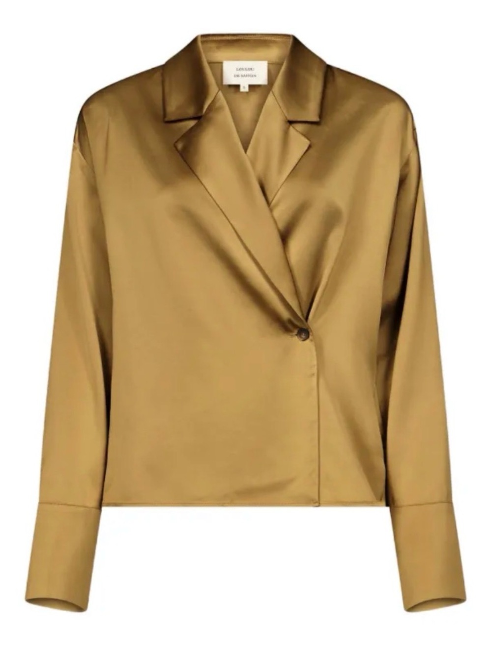 WORN TWICE Loulou de Saison Persia Blouse in Ochre